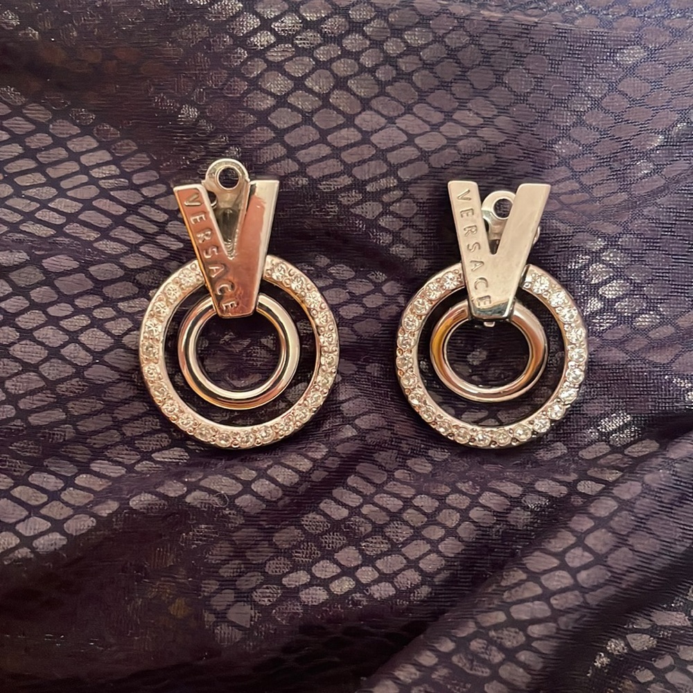 Authentic Versace Clip On Earrings